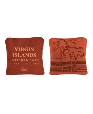 6x6 Virgin Islands National Park Durasuede + Turbo Polyglide Pilot Versacraft Cornhole Bags