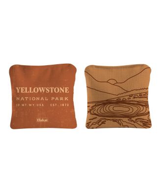4x4 Yellowstone National Park Durasuede + Turbo Polyglide Pilot Versacraft Cornhole Bags