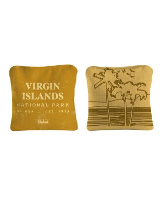4x4 Virgin Islands National Park Durasuede + Turbo Polyglide Pilot Versacraft Cornhole Bags