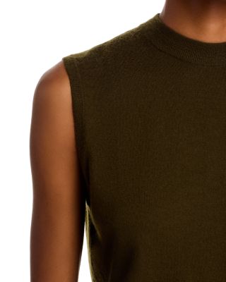 Cashmere Crewneck Shell Sweater