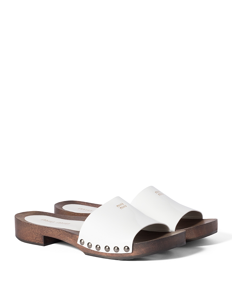 Miu Miu Women's Clog Slide Sandals