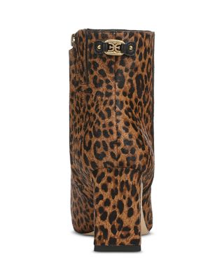 Women's Saige Animal Print Calf Hair Ankle Boots
