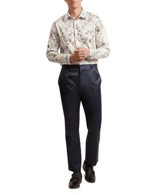 Fluidt High Shine Straight Fit Tailored Pants