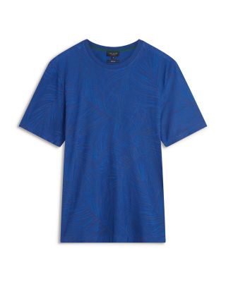 Jessper Jacquard Leaf Print Tee