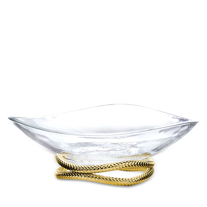 Nambe Braid Gold Centerpiece Bowl In Gold