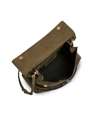 Tie Me Suede Shoulder Bag