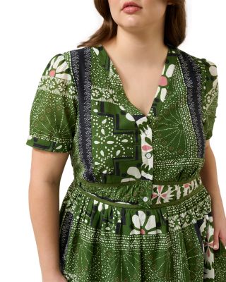 Ethereal Tile Print Dress