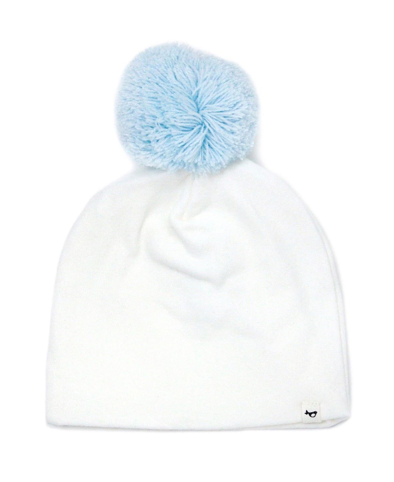 Oh Baby ! Unisex Pom Hat - Baby In White