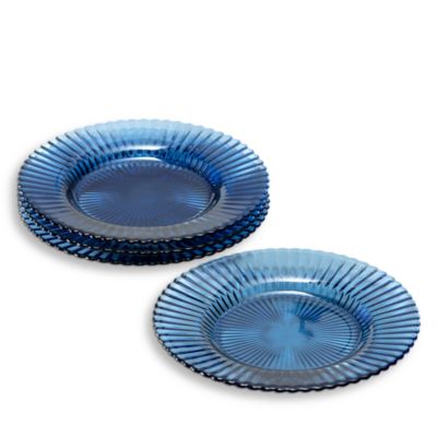 Archie Cornflower Salad/Dessert Plate, Set of 4