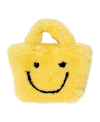  Girls' Fuzzy Smiley Face Purse - Little Kid, Big Kid