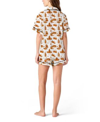 Austin Toile Pajama Shorts Set