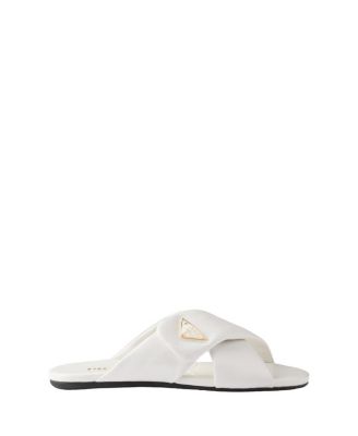  Women's Padded Nappa Leather Slides