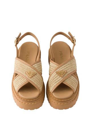  Women's Crochet and Leather Sandals