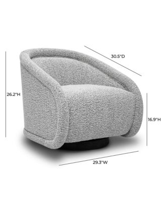Rory Boucle Swivel Chair