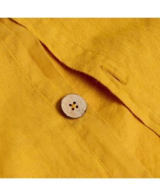 Linen Blend Duvet Cover, Queen