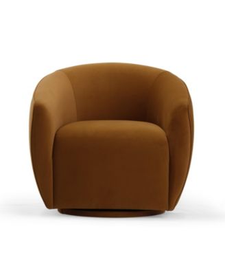 Jordan Velvet Swivel Chair