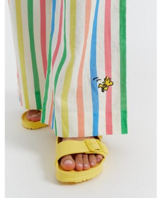 Women's Linen-Cotton Snoopy Stripe Trousers