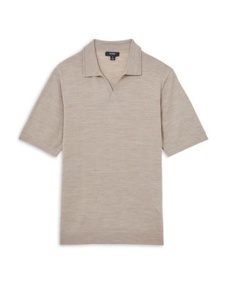 Duchie Short Sleeve Open Collar Merino Polo Shirt
