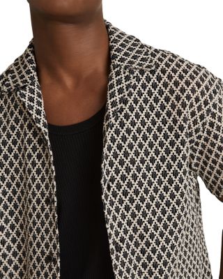 Sterling Crochet Camp Shirt