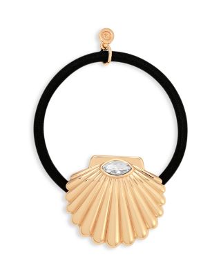 Santorini Cubic Zirconia Shell Hair Tie