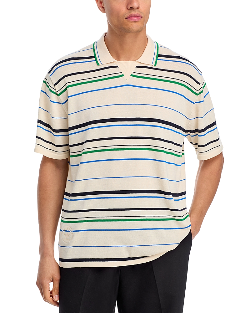 Adidas Originals Adidas X Wales Bonner Wb Knit Polo Multi In Multi