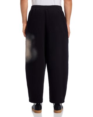 Relaxed Fit Spray Graphic Logo Print Sweatpants