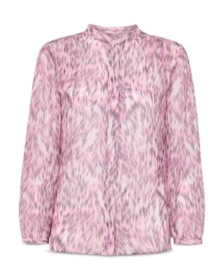 Leopard Pleat Shirt