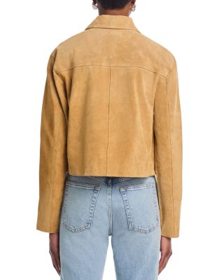 Suede Cropped Jacket