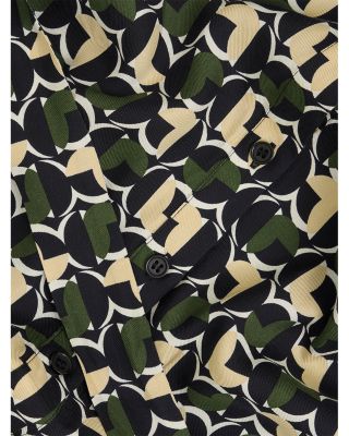 Kalinda Geometric Print Dress