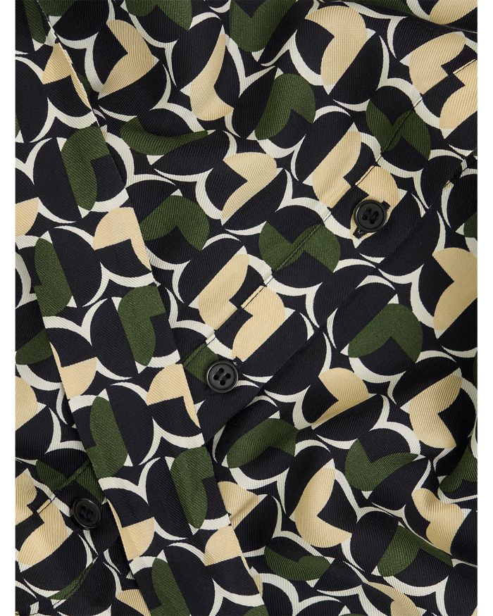 Kalinda Geometric Print Dress