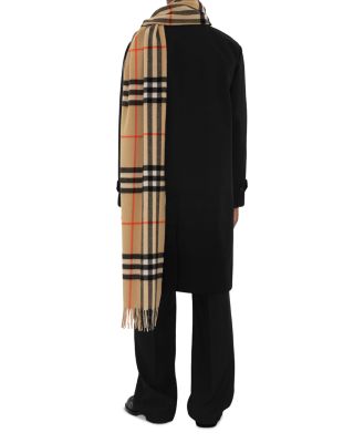 Check Cashmere Scarf