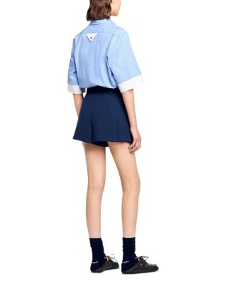 Tailored Pleated Shorts