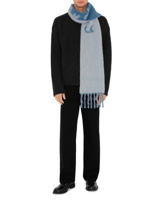 Reversible Logo Wool Blend Scarf