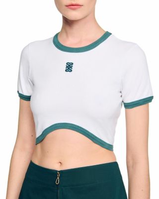 Two Tone Cropped Tee