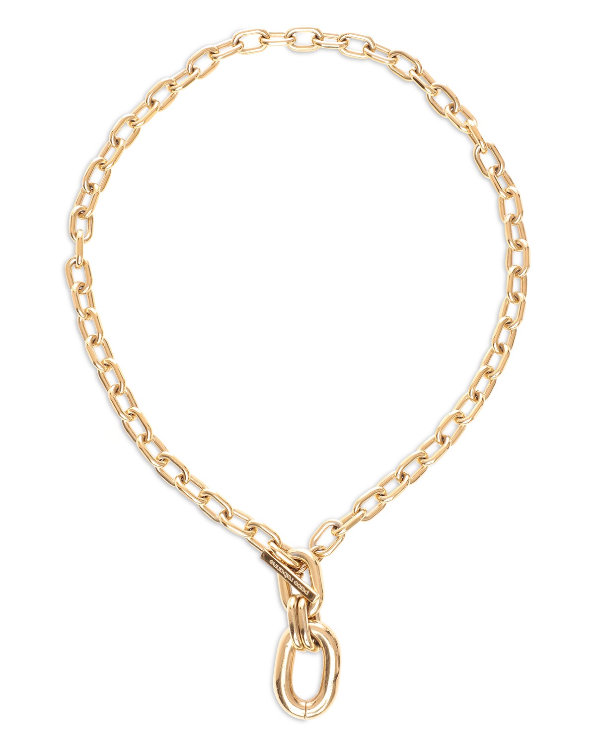 Rabanne Xl Link Pendant Necklace, 33.66 in Gold