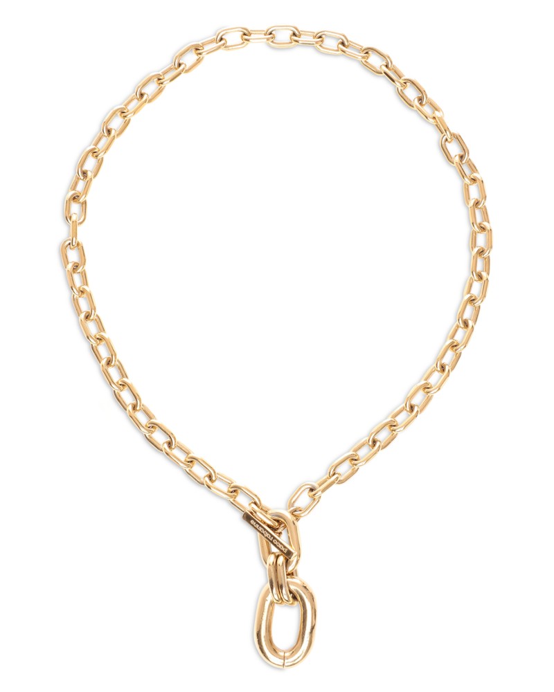 Rabanne Xl Link Pendant Necklace, 33.66 in Gold