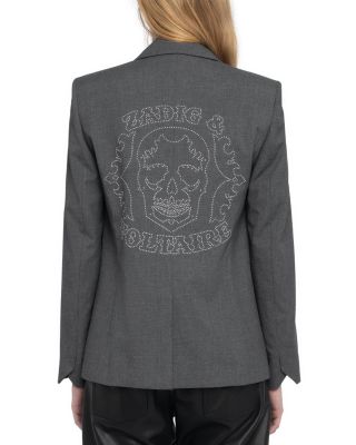 Vavy Chine Strass Blazer