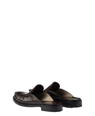  Women's Brushed Leather Mules