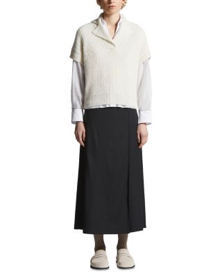 Ribbed Short Sleeve Sweater