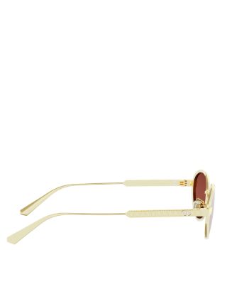 DiorCannage R1U Oval Sunglasses, 53mm