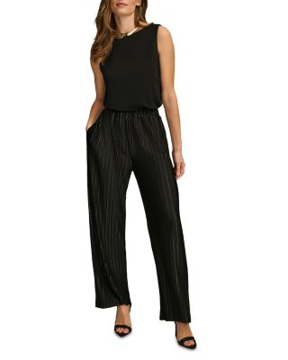 Pleated Pull On Pants