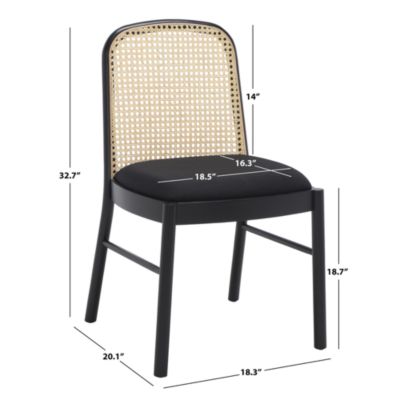 Annmarie Rattan Back Chairs, Set of 2