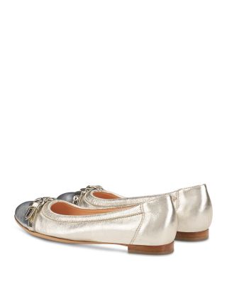 Women&#39;s Monika Metallic Flats