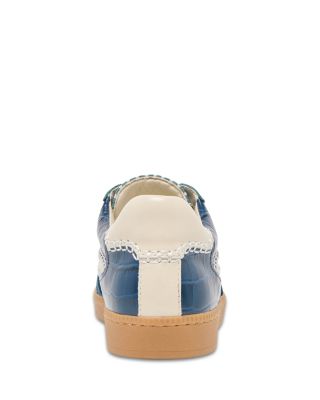 Women's Notice Stitch Croco Embossed Sneakers