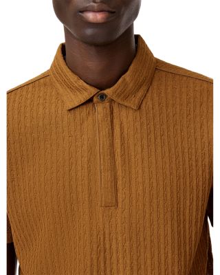 Grana Regular Fit Textured Polo Shirt