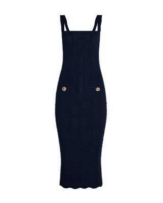 Kniz Fitted Midi Dress