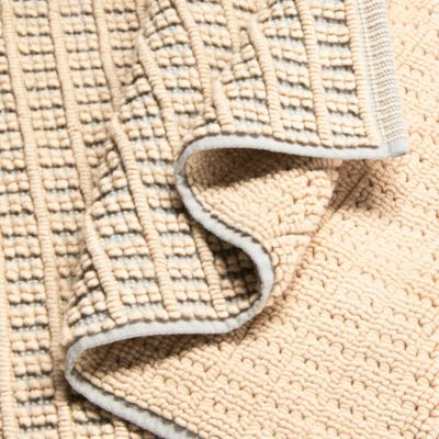 Hudson Park Yarn Dyed Textured Bath Mat