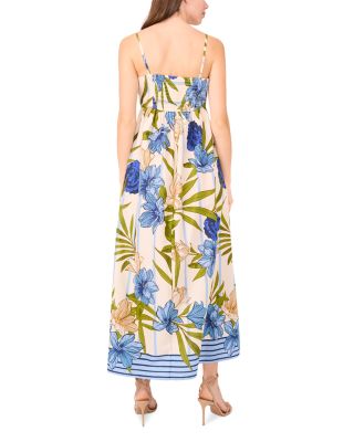 Striped Smocked Maxi Dress