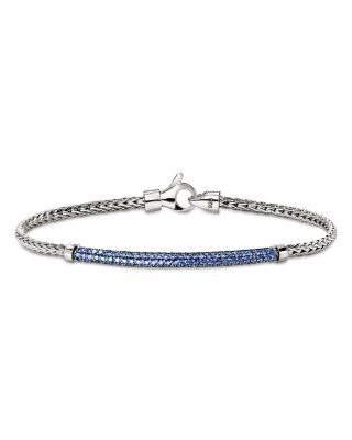 JOHN HARDY - JH Essentials Sterling Silver Blue Sapphire Pav&eacute; Bracelet
