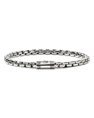 Sterling Silver Box Chain Bracelet, 4.8mm